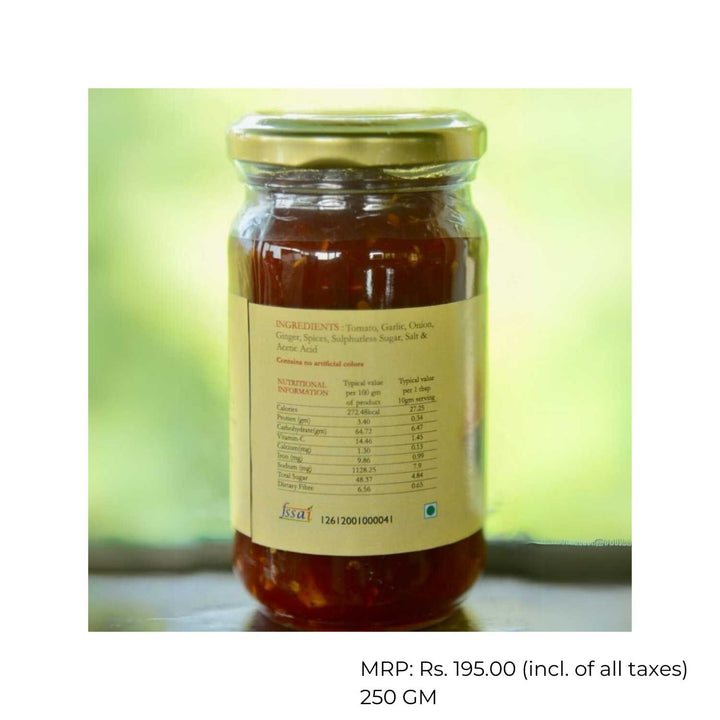 Tomato Chutney | Fresh From Himalayan Farm | Tangy Flavour | 250 GM