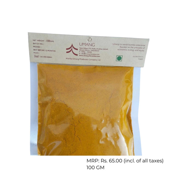 Turmeric/Haldi Powder | Flavourful & Aromatic | Health Giving | 100 GM