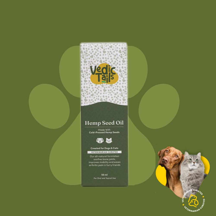 Dog & Cat Supplement | Hemp | Better Joint Mobility | Brighter Fur | 10 ML