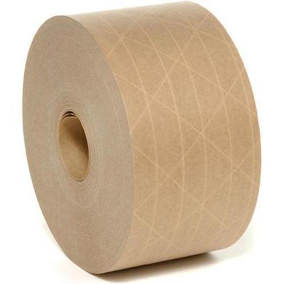 Eco-Friendly Water Activated Starch Glue Plain Plastic-Free Kraft Paper Tape | 50 MTR