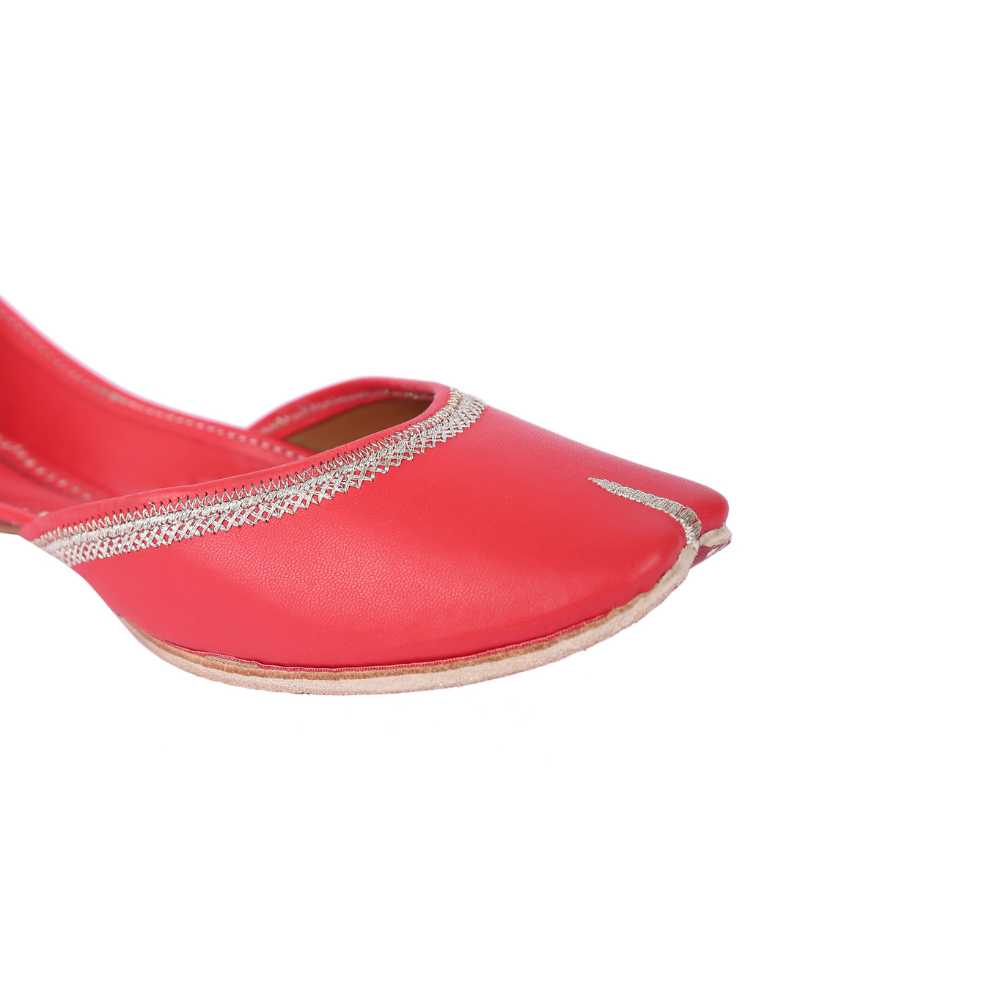 Watermelon Pink Women Jutti | Summery | Casual | Day Wear