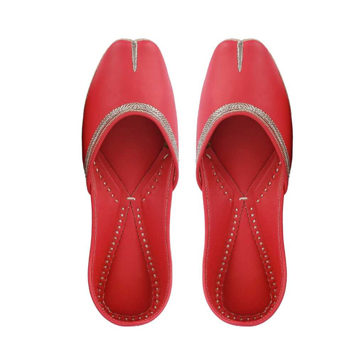 Watermelon Pink Women Jutti | Summery | Casual | Day Wear
