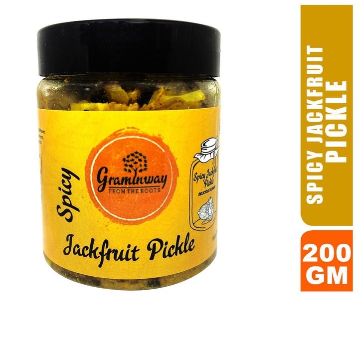 Spicy Jackfruit Pickle | Piquant and Confluent of Flavours | Bottle of 200 GM