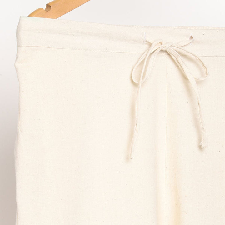 Women's Cotton Pants | Lightweight, Breathable & Relaxed Fit | White
