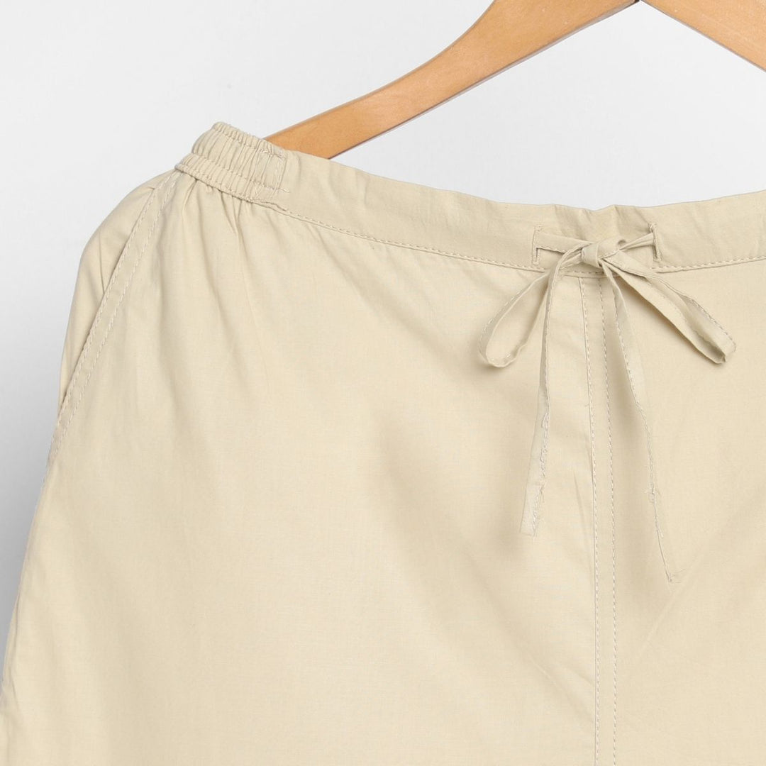 Women's Cotton Slim Fit Pants | Breathable Fabric | Cream