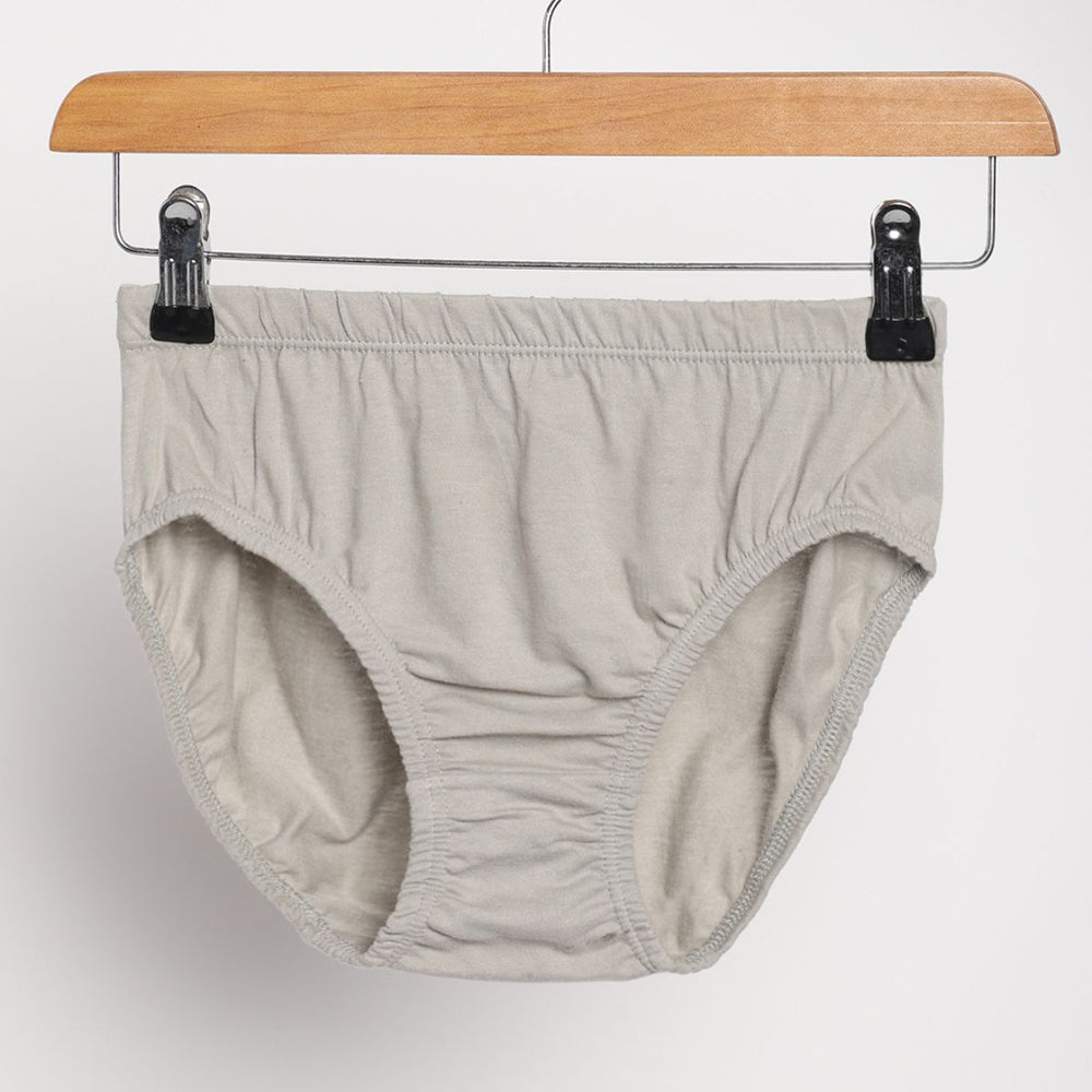 Women's Oatmeal & Grey Combo Underpants | Soft Cotton | Pack of 2