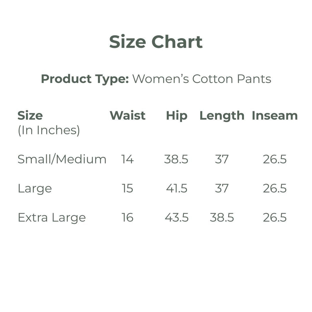Women's White Slim Fit Kurti Pants | Cotton | Tapered Fit | Lightweight