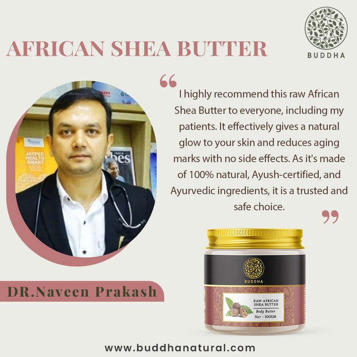 Shea Butter | Unrefined 100% Pure Raw | For Smooth, Soft, and Healthy Skin | 100 GM