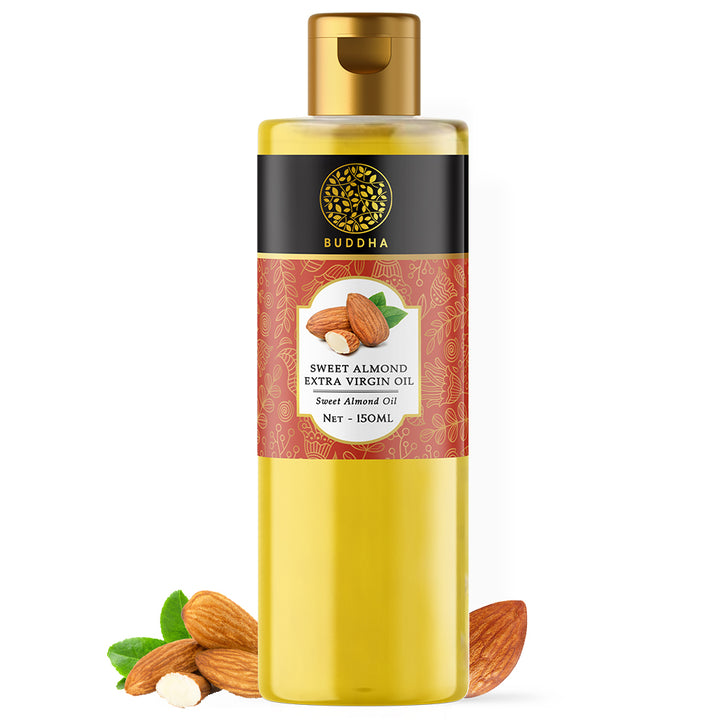 Extra Virgin 100% Pure Almond Oil | Skin And Hair Nourishing | Ayurvedic | 150 ML