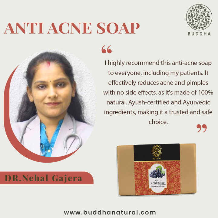 Anti Acne Soap | Fights Acne Pimple, Breakouts, Blemish, Blackheads | 100 GM