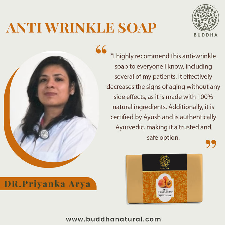 Anti Wrinkle Soap | Reduce Fine Lines | UV Rays Protection | Chemical Free | 100 GM