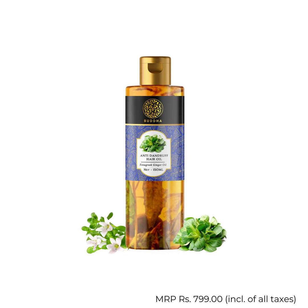 Anti Dandruff Hair Oil | Ayurvedic & Revitalising |For White Flakes & Dry Scalp