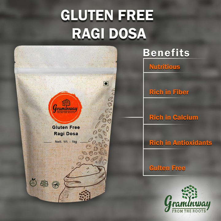 Ragi Dosa | Ready to Cook | Breakfast in Minutes | Healthy Start of Day| 1 KG