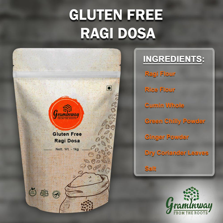 Ragi Dosa | Ready to Cook | Breakfast in Minutes | Healthy Start of Day| 1 KG