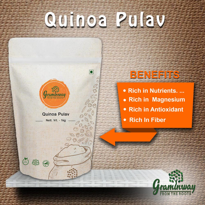 Quinoa Pulav | Nutritious | Protein Rich Ready to Cook Food | 1000 GM