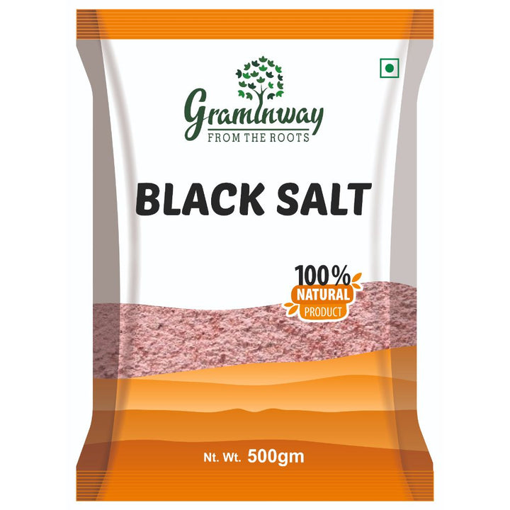 Black Salt | Himalaya Sourced | A Great Condiment for Savoury Food | 500 GM