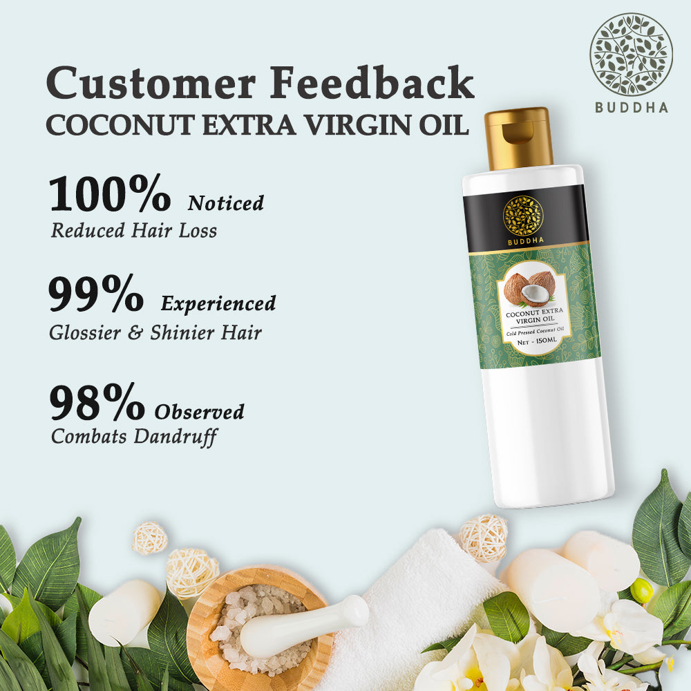 Cold Pressed Virgin Coconut Oil | Skin, Hair and Baby Care | Hair Oil | Ayurvedic And Organic | 150 ML