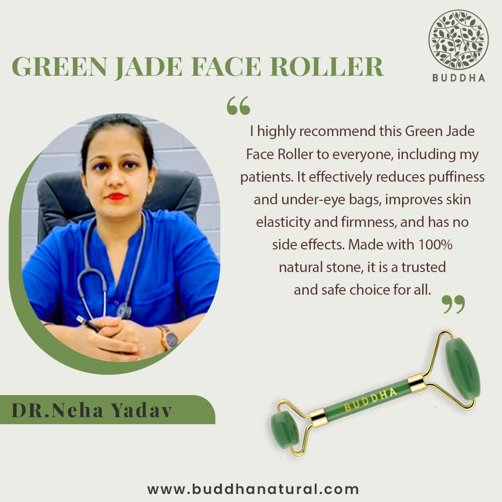 Jade Roller | Facial Sculpting & Massage | Skin Toning |  Natural Jade Stone