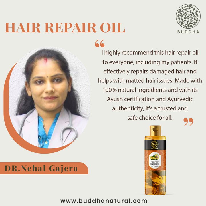 Hair Repair Oil | Dry, Damaged And Split Ends | For Chemically Treated Hair | Ayurvedic And Pure | 150 ML