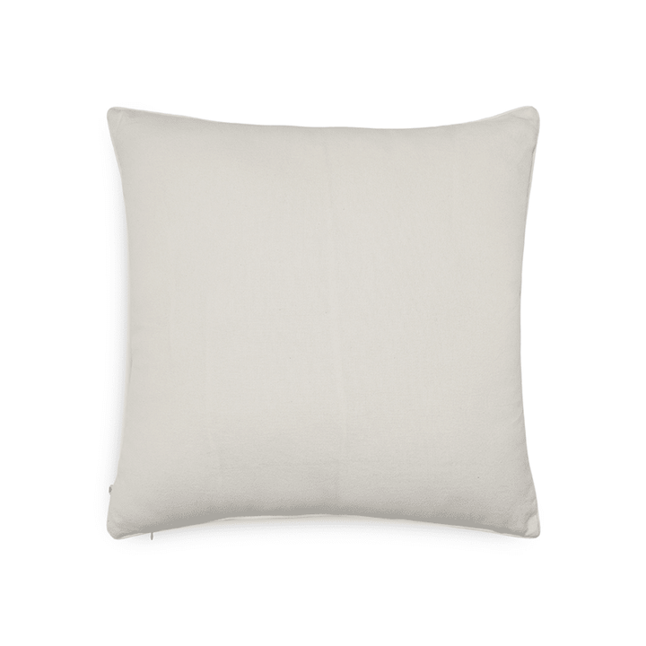 Tropical Leafy Affair Cushion Cover | Linen Blend | Ivory | 20" x 20"