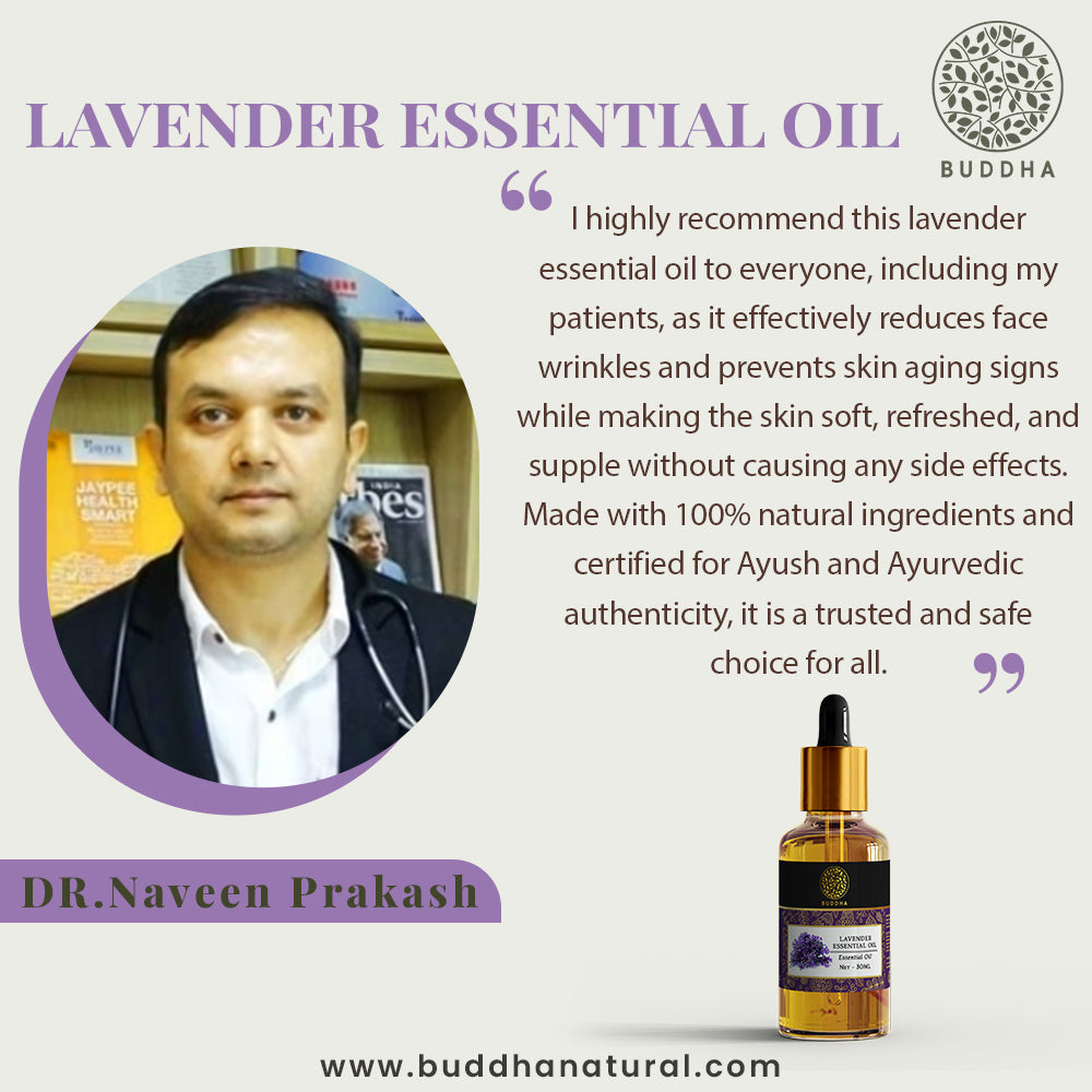 Lavender Pure Essential Oil | Healthy Hair, Skin, And Good Sleep | Ayurvedic | 30 ML