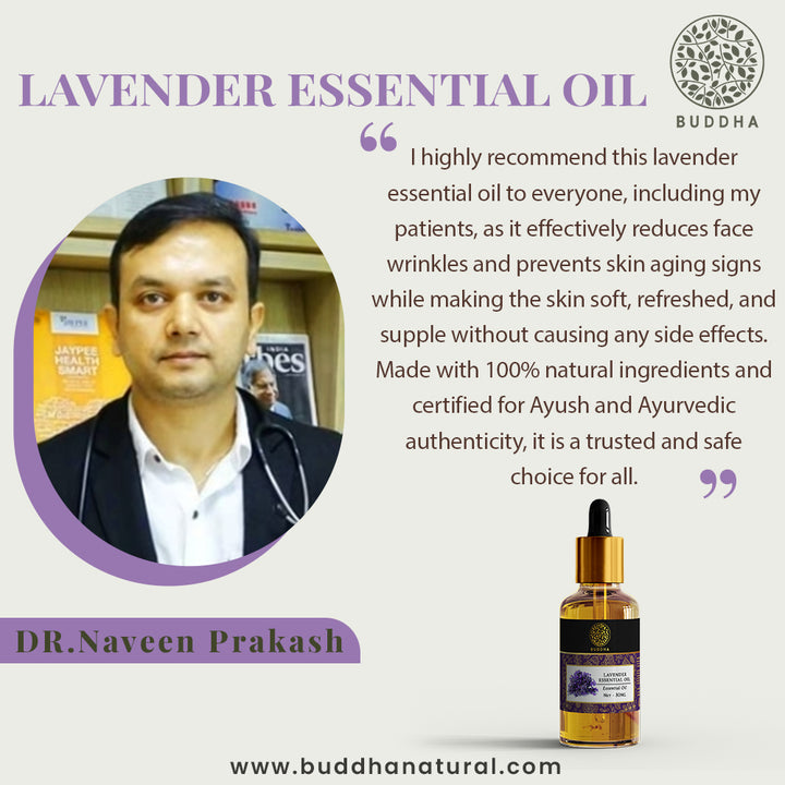 Lavender Pure Essential Oil | Healthy Hair, Skin, And Good Sleep | Ayurvedic | 30 ML