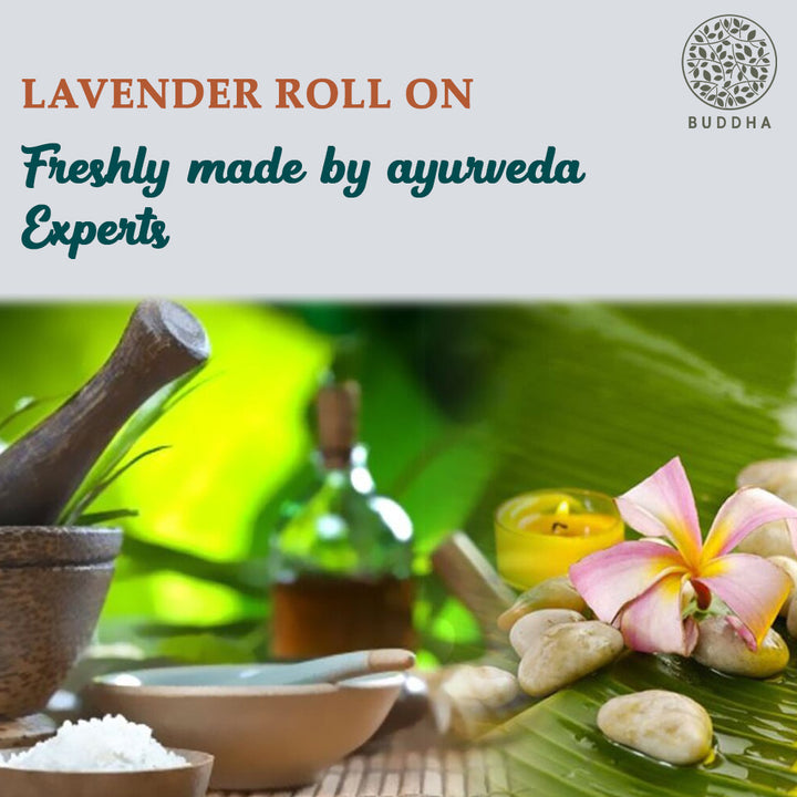 Lavender Therapeutic Roll-On | For Stress Relief, Headaches, & Insomnia Deodorant | Men & Women | 20 ML