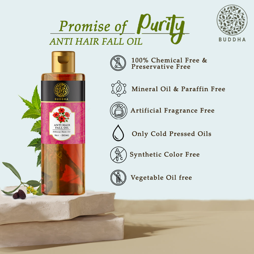 Anti Hair Fall Hair Oil | New Hair Growth | Ayurvedic & Pure | Sun Protection | 150 ML