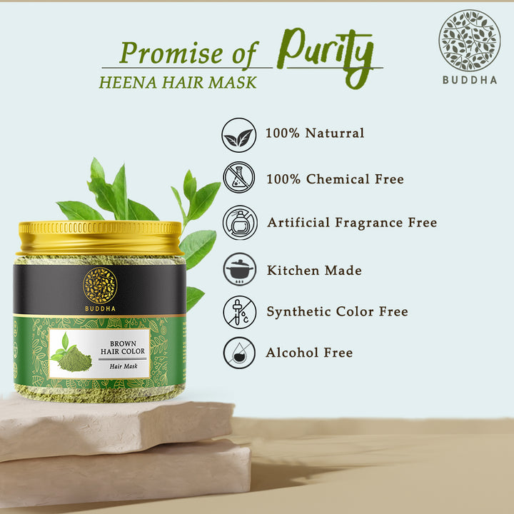 Brown Hair Color | Ayurvedic Botanics | No Artificial Ingredient | Healthy Hair | 100 GM