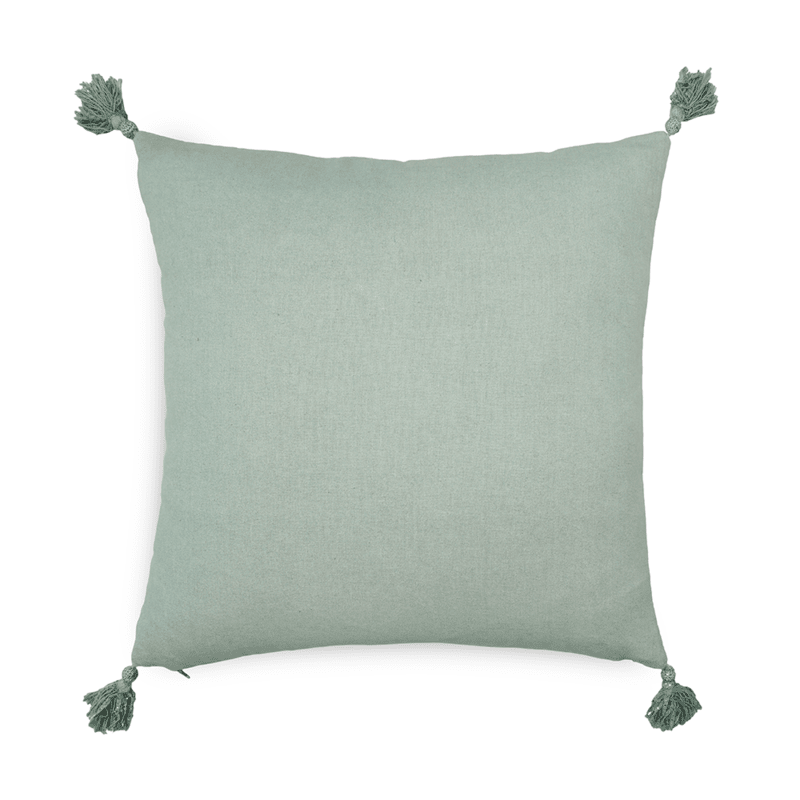 Blue Hues Ripples Cushion Cover | Solid Colour | Cotton | 20" x 20"