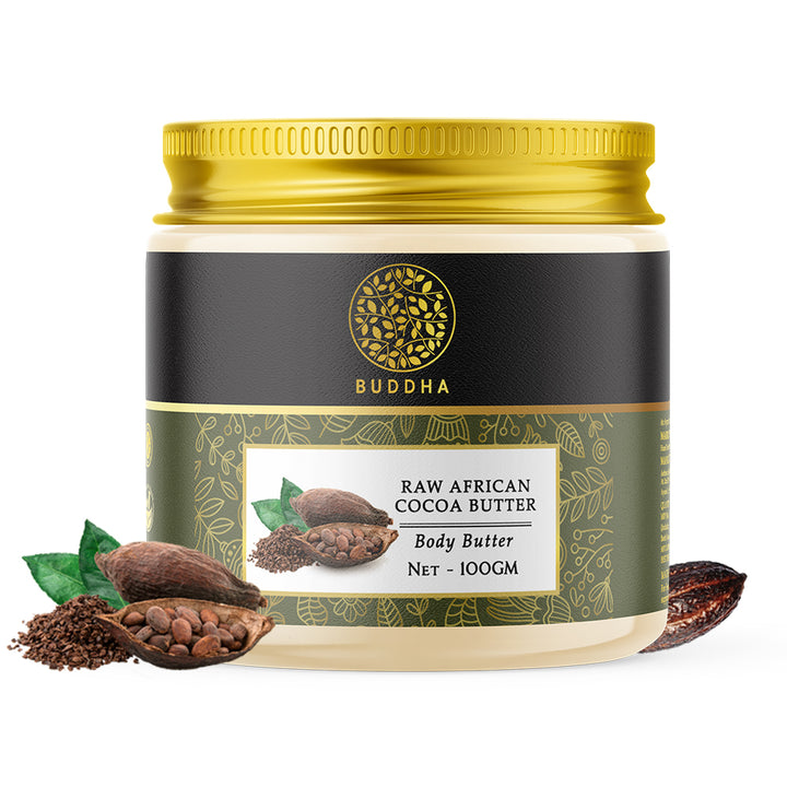 Body Cocoa Butter | Unrefined | Hydrate, Moisturise, Protect Skin | Ayurvedic | 100 GM