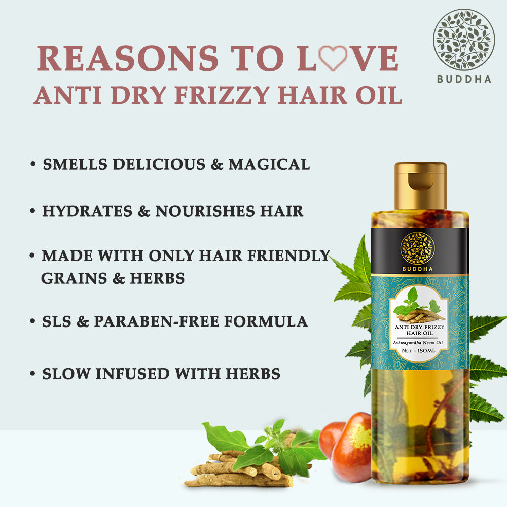 Anti Dry Frizzy Hair Oil | Instant Shine, Smoothness and Soft Hair | Hair Oil | 150 ML