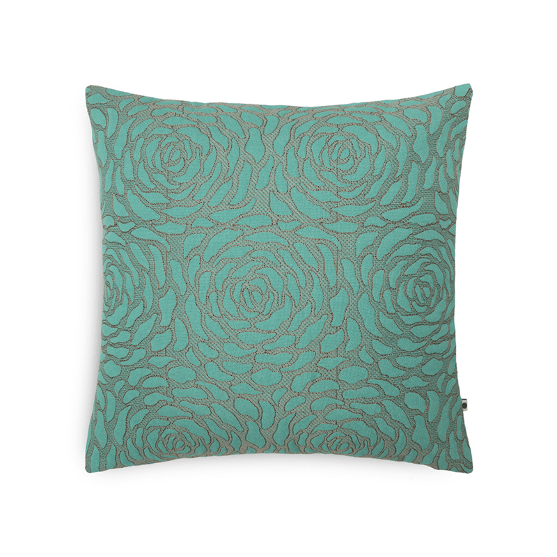 Rosebud Cushion Cover | Spring-Themed Furnishings | Cotton | 16" x 16"