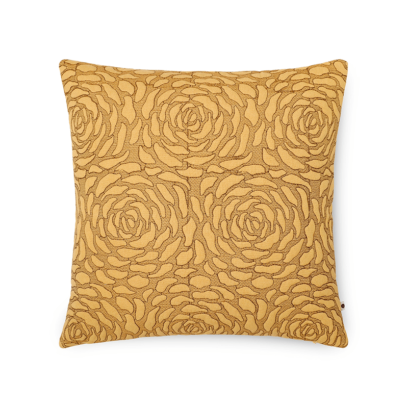 Rosebud Cushion Cover | Spring-Themed Furnishings | Cotton | 16" x 16"