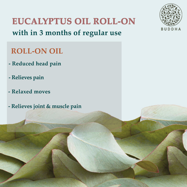 Eucalyptus Therapeutic Roll-On | Pain & Sore Muscle Relief | Chemical Free | 20 ML