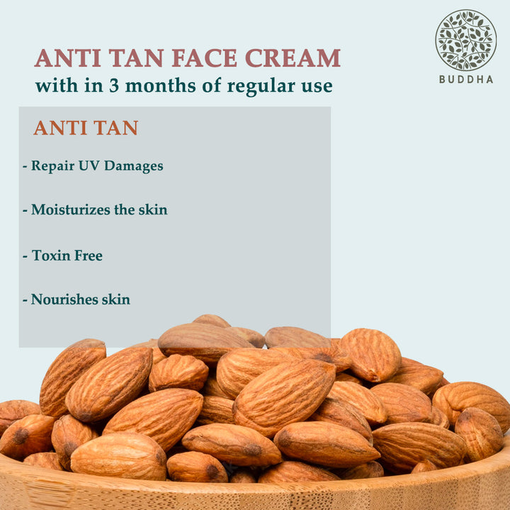 Anti Tan Face Cream | Skin Glow | Chemical Free | Shield From UV Rays | 75 GM