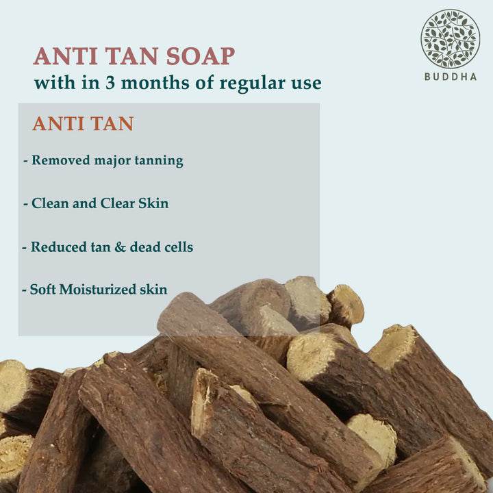 Anti Tan Soap | Remove Dead Skin Naturally | Sun UV Rays Protection | 100 GM