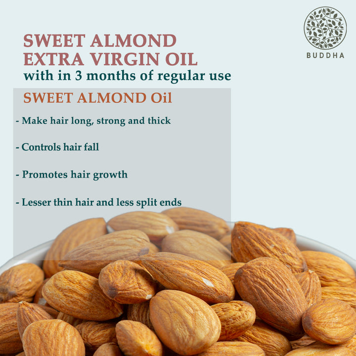 Extra Virgin 100% Pure Almond Oil | Skin And Hair Nourishing | Ayurvedic | 150 ML