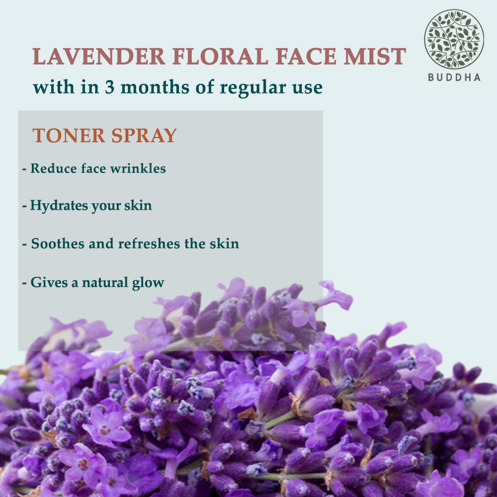 Lavender Facial Mist Toner | Instant Glow and Hydration | Men & Women | Ayurvedic | Chemical Free | 150 ML