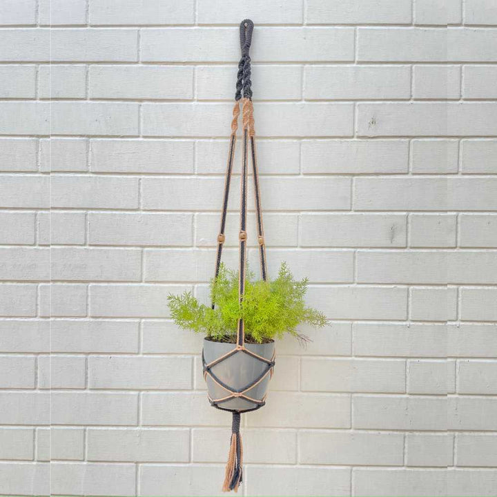 Bohemian Style Hand-Crafted Hanging Planter | Macrame | Hand-Made | Assorted Colours | 36 inch