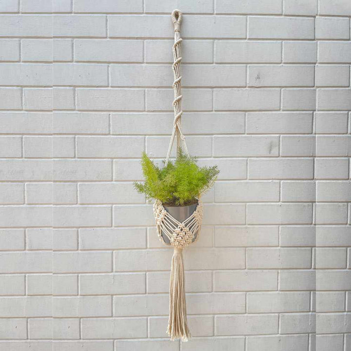 Bohemian Style Hand-Crafted Hanging Planter | Macrame | Hand-Made | Assorted Colours | 36 inch