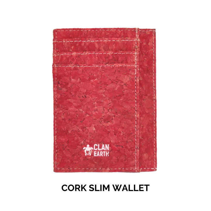 Minimal Card Case | Unisex | Cork | Secured And Easy Carry