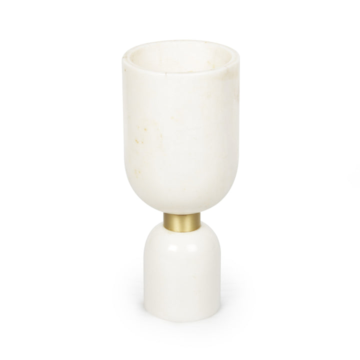 Marble Vase, Minimalistic Design, Brass and Marble, Elegant Vase, Premium Vase, Home Decor