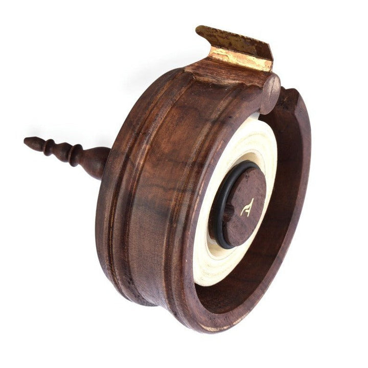 Mughal Style Sultan Tape Dispenser  | Indian Rosewood & Brass | Hand-Crafted